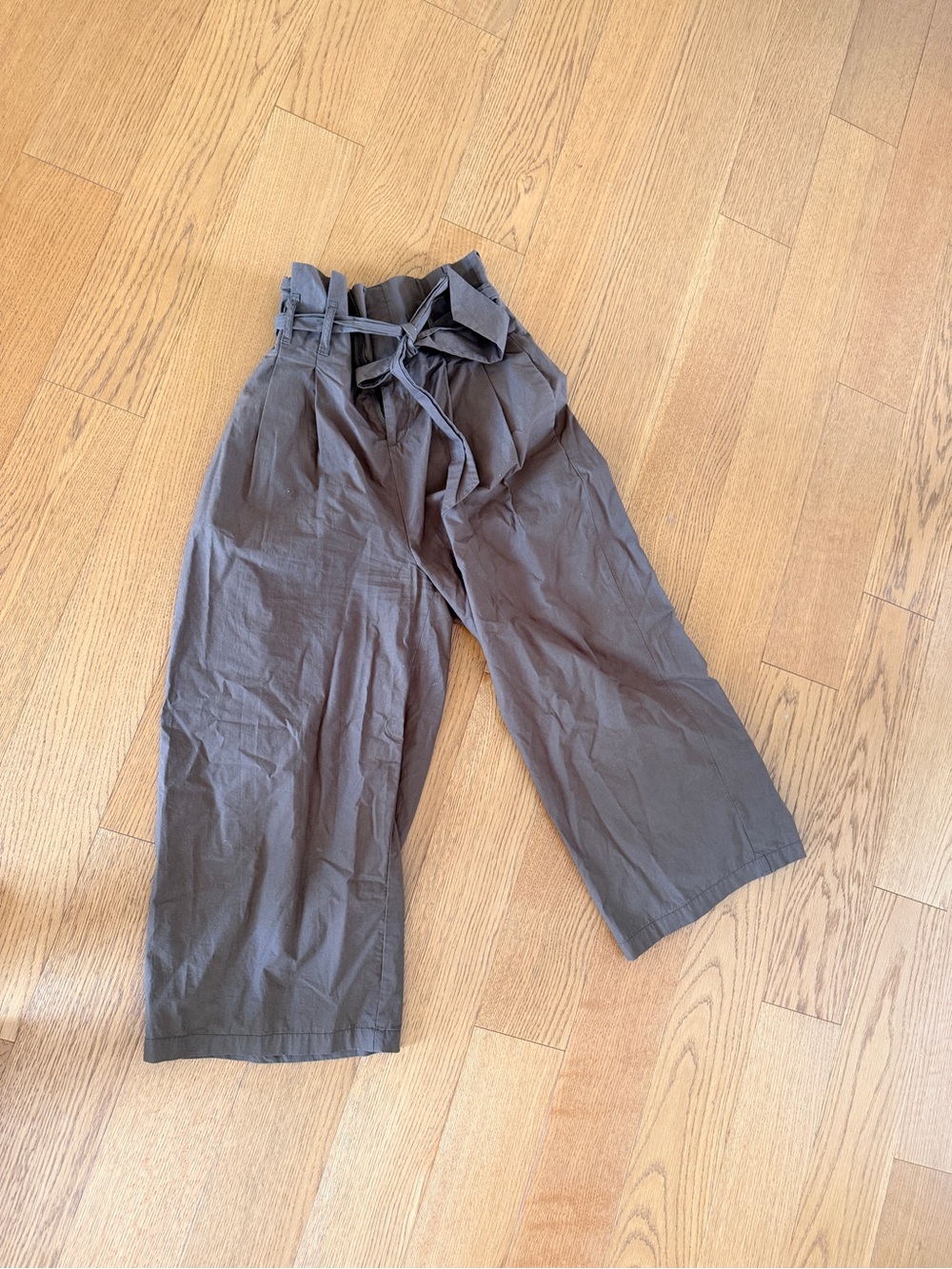 Kimchi Blue High Waist Tie-Waist Wide Leg Pants
